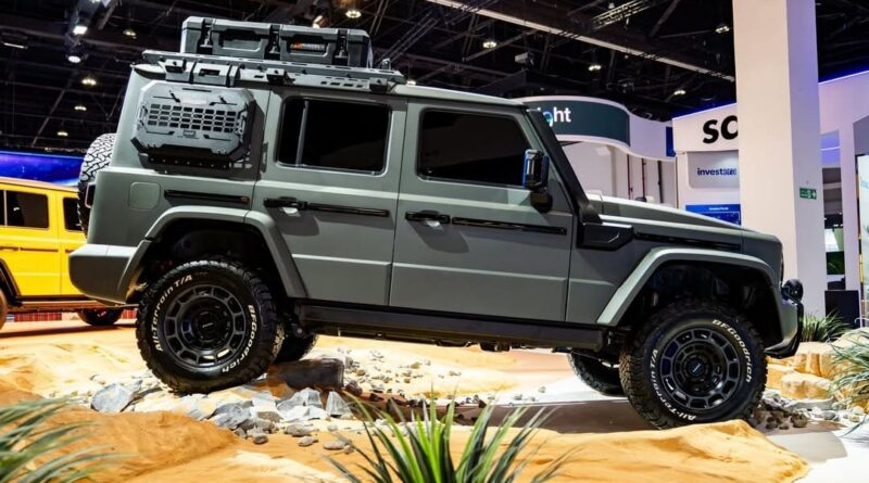 Dubai-made Theeb X01 resembles Mercedes G-Wagen showcasing rugged luxury SUV design and high-performance automotive styling