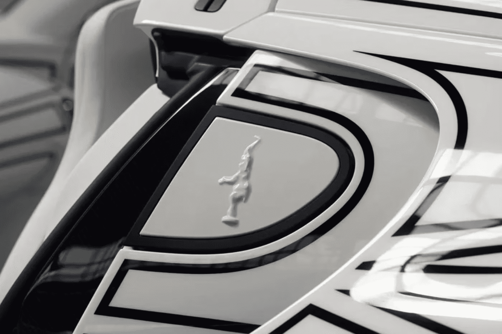 Bugatti W16 Mistral Blanc Éternel one-of-one hypercar with royal porcelain detailing
