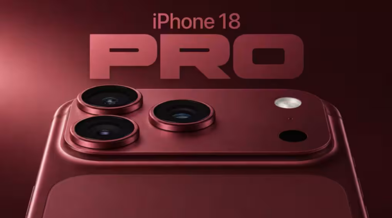 iPhone 18 Pro camera system with rumored variable-aperture main lens