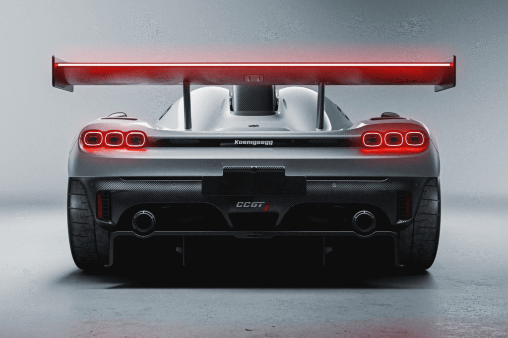 Koenigsegg CCGT1 1600 HP GT1-inspired hypercar with aggressive aerodynamic design