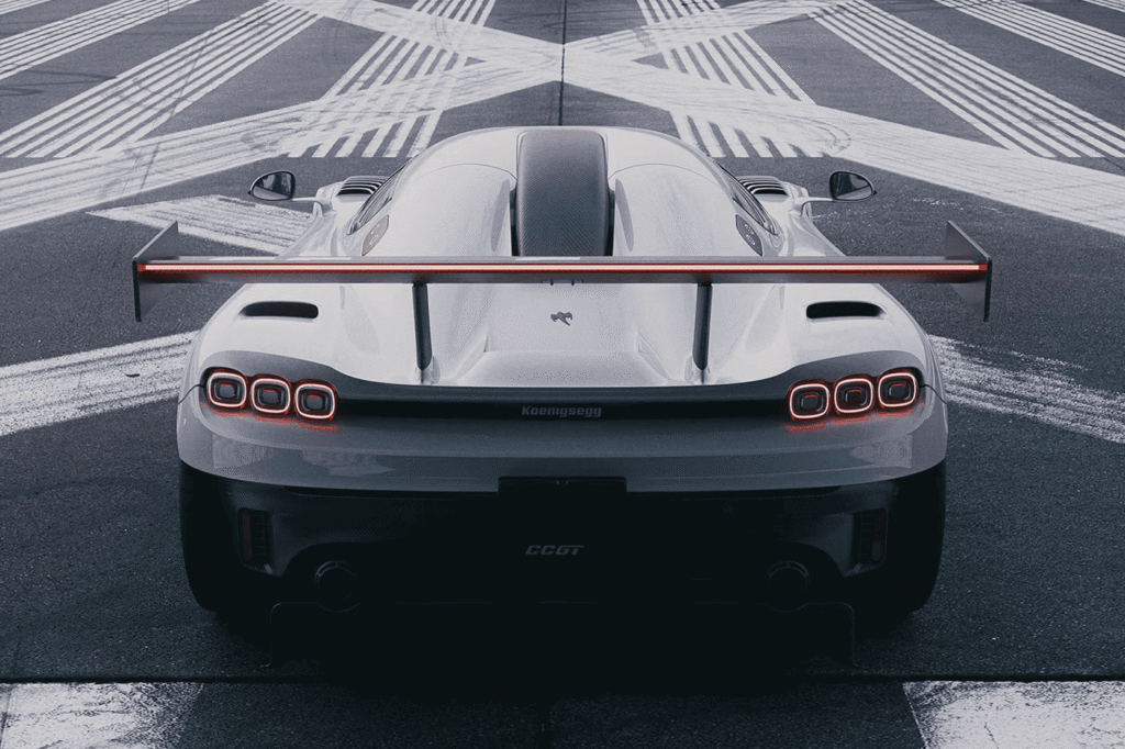 Koenigsegg CCGT1 1600 HP GT1-inspired hypercar with aggressive aerodynamic design